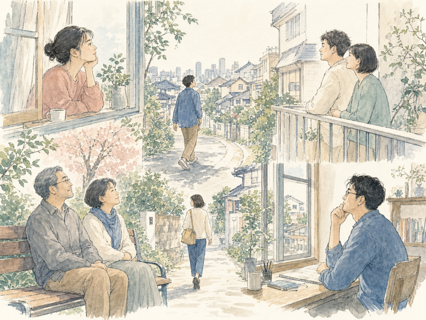 将来の家族の選択肢を支えるイラスト
