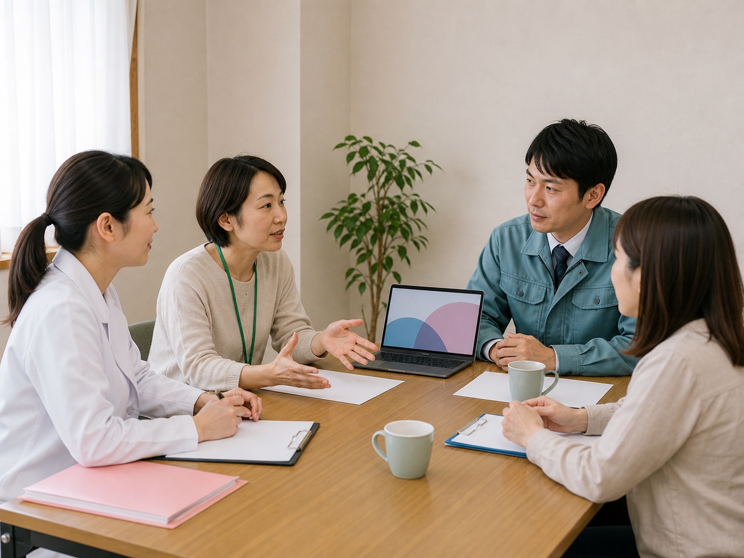 地域で生殖医療支援について話し合う様子