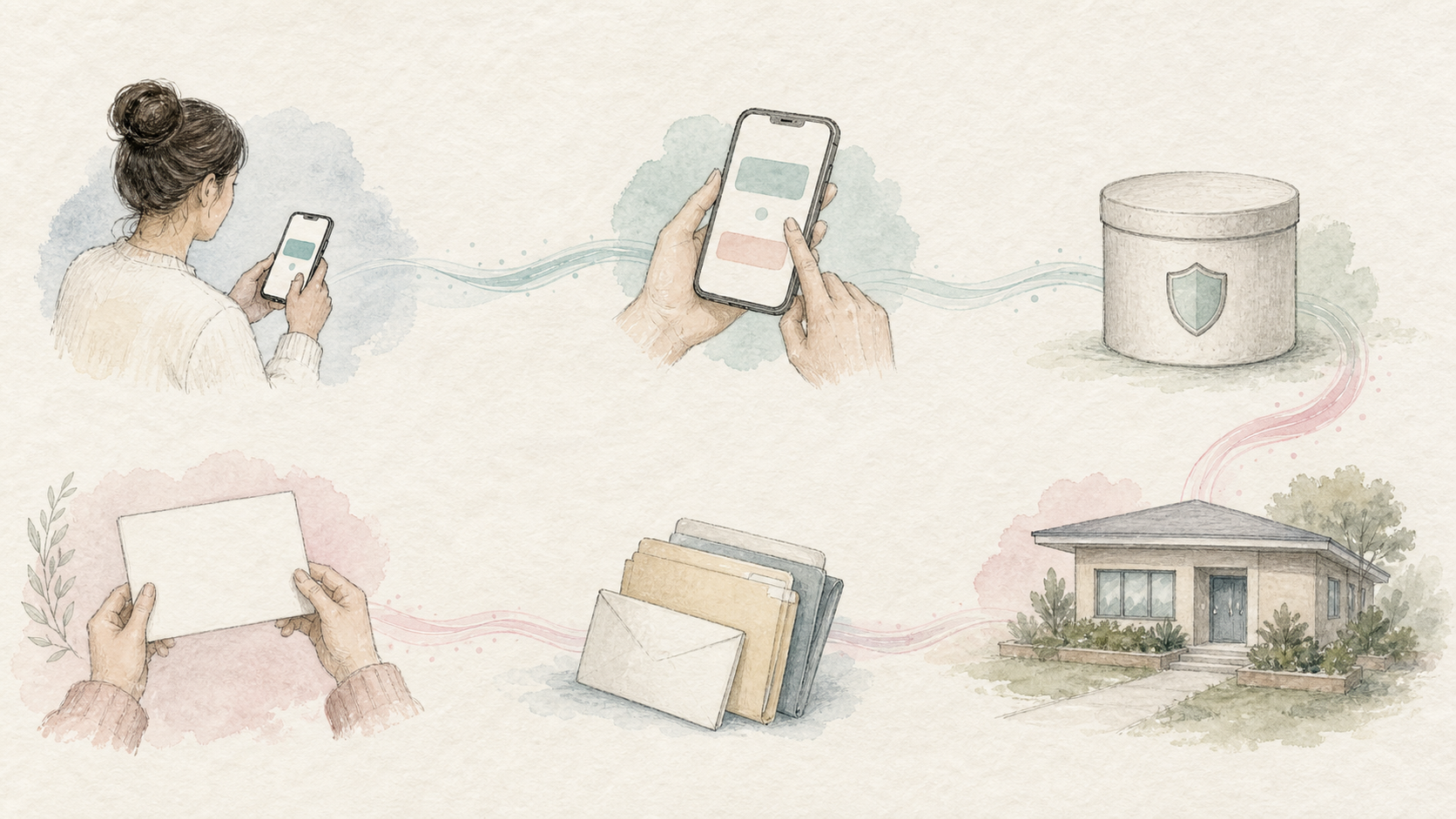 支援金の流れを示すイラスト